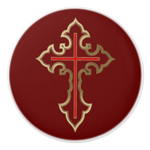Christliches Goldrausch Keramikknauf