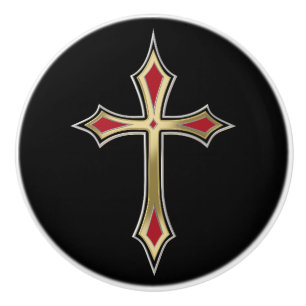 Christliches Goldrausch Keramikknauf