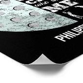 Christliches Golf Philipper 413 Golfer-Geschenke M Poster (Ecke)