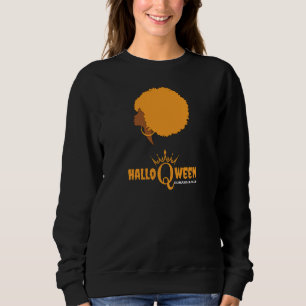 Christliches Halloween AFRO QUEEN Bibel Vers Sweatshirt