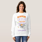 Christliches Halloween-FOKUS auf JESUS-Hocus Pocus Sweatshirt (Vorne ganz)