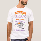 Christliches Halloween-FOKUS auf JESUS-Hocus Pocus T-Shirt (Vorderseite)