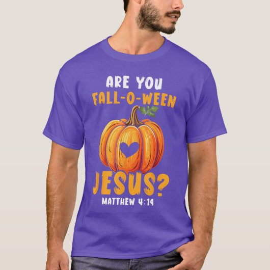 Christliches Halloween Jesus Christus Trick oder B T-Shirt (Vorderseite)