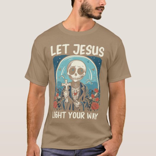 Christliches Halloween Jesus Christus Trick oder B T-Shirt (Vorderseite)