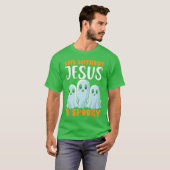 Christliches Halloween Jesus Christus Trick oder B T-Shirt (Vorne ganz)