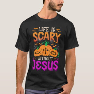Christliches Halloween-Leben ist ohne Jesus Fan Be T-Shirt