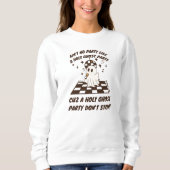 Christliches Halloween niedliches Geisterpullover Sweatshirt (Vorderseite)