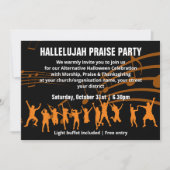 Christliches Halloween-PRAISE-PARTY Einladung (Vorderseite)