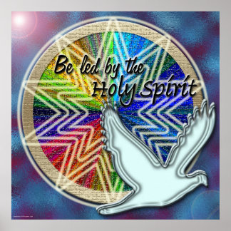 Christliches Heiligengeister-Poster Poster