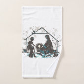 Christliches Heiliges Baby Jesus Weihnachtskrippe Badhandtuch Set (Handtuch)