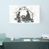 Christliches Heiliges Baby Jesus Weihnachtskrippe Banner (Messeveranstaltung)