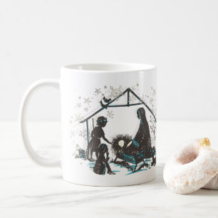 Christliches Heiliges Baby Jesus Weihnachtskrippe  Kaffeetasse