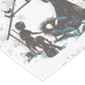 Christliches Heiliges Baby Jesus Weihnachtskrippe  Mittelgroßer Tischläufer (Ecke)