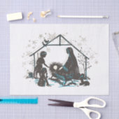 Christliches Heiliges Baby Jesus Weihnachtskrippe Seidenpapier (Handwerk)