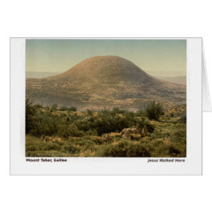 Christliches Heiliges Land Jesus Mt Tabor Vintage-