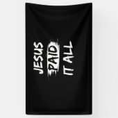 Christliches Heilsangebot Verzicht Banner (Vertikal)