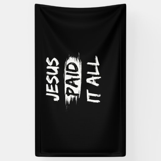 Christliches Heilsangebot Verzicht Banner (Vertikal)