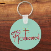 Christliches Herzkreuz Schlüsselanhänger (Vorderseite)