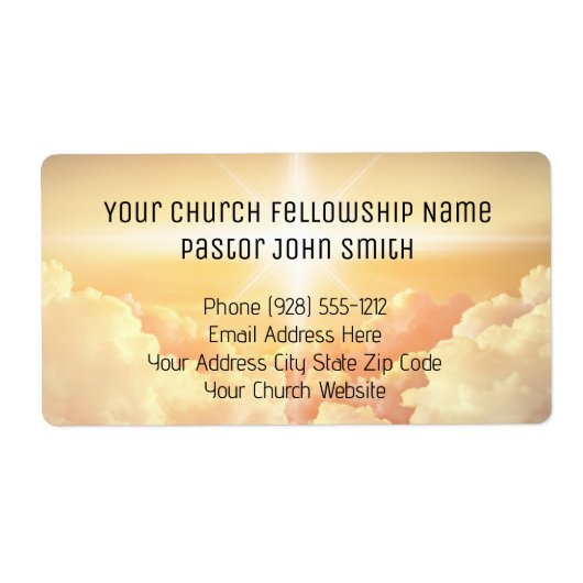 Christliches Himmlisches Cloud Church Business (Vorne)