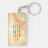 Christliches Himmlisches Cloud Church Business Schlüsselanhänger (Rückseite)