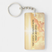 Christliches Himmlisches Cloud Church Business Schlüsselanhänger (Vorderseite)