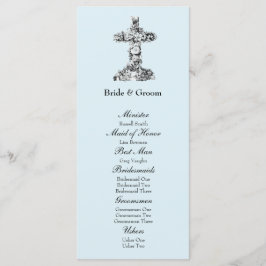 Christliches Hochzeitsprogramm für Blauflora Programm