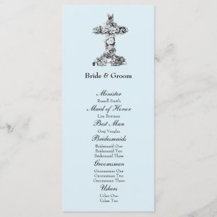 Christliches Hochzeitsprogramm für Blauflora Programm
