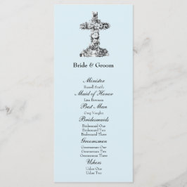 Christliches Hochzeitsprogramm für Blauflora Programm