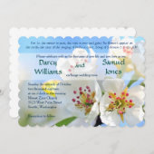 Christliches Hochzeitssong von Solomon Einladung (Vorne/Hinten)