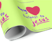 Christliches inspiriertes geschenkpapier (Rolleneckpunkt)