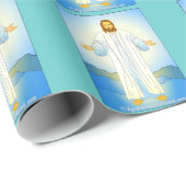 Christliches inspiriertes geschenkpapier (Rolleneckpunkt)