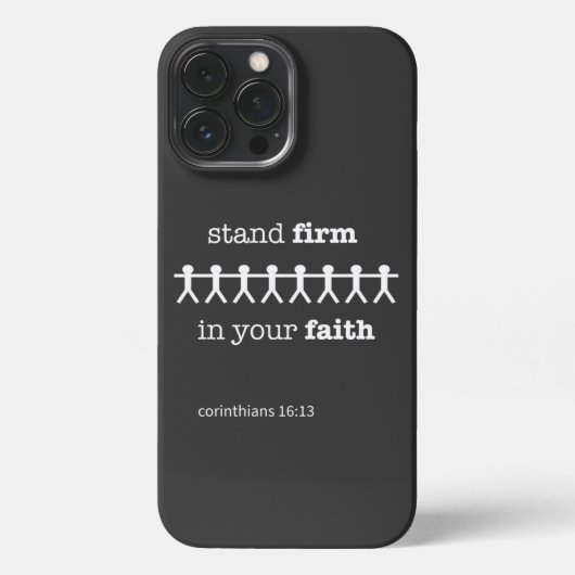 Christliches iPhone 13 Fall Stand standfest in Ihr iPhone Hülle (Rückseite)