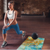 Christliches Jeremiah 29:11 Abstraktes Sonnenmosai Yogamatte