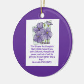 Christliches Jeremiah 29:11 Keramik Ornament (Links)