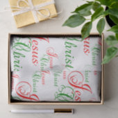 Christliches JESUS CHRIST Weihnachtsgebäck Seidenpapier (Geschenk)