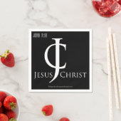 Christliches Jesus-Christus-Logo Serviette (Beispiel)