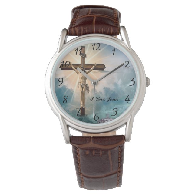 Christliches Jesus-Gebet Armbanduhr (Vorderseite)