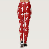 Christliches Jesus-Kreuz Leggings (Rückseite)