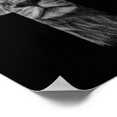 Christliches Jesus Lion of Stamm Judah Cross Gesch Poster (Ecke)