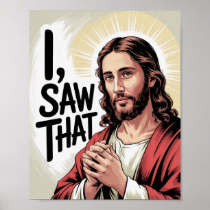 Christliches Jesus-Meme Humorvoller Jesus, ich h Poster