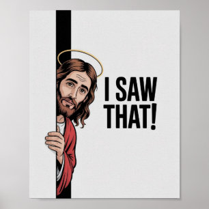 Christliches Jesus-Meme Humorvoller Jesus, ich h Poster