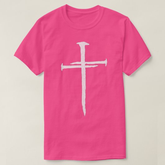 Christliches Jesus Nail Cross T-Shirt (Design vorne)