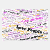 Christliches JW LPMD Geschenkpapier Set 01 (Vorderseite)