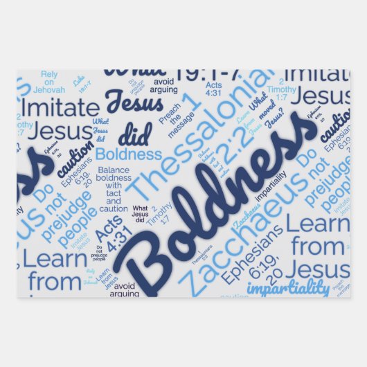 Christliches JW LPMD Geschenkpapier Set 01 (Vorderseite 3)