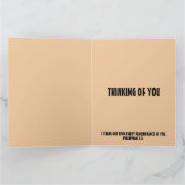 CHRISTLICHES KATZDENKEN IHRER PHILIPPINEN 1:3 KARTE (Innenseite)