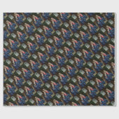 Christliches Kind, das seine Mutter umarmt Geschenkpapier (Flach)