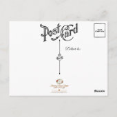 Christliches Kind Jesus "Das Licht der Welt" Postkarte (Rückseite)