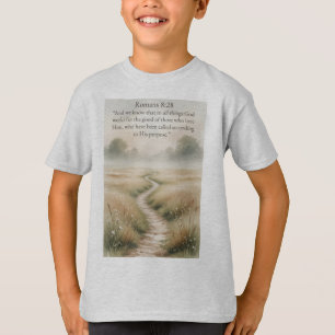 Christliches Kinder-T-Shirt mit Bibelvers Römer 8: T-Shirt