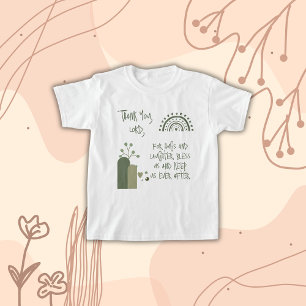 Christliches Kindergebet Olive Green T-Shirt