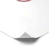 Christliches Kindergebet Rosa | Poster (Ecke)